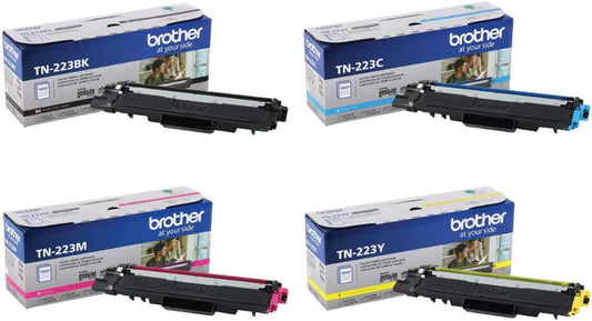BROTHER TN-223 BLACK CYAN MAGENTA YELLOW SET