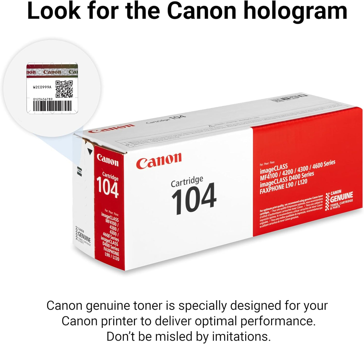 CANON - 104 BLACK